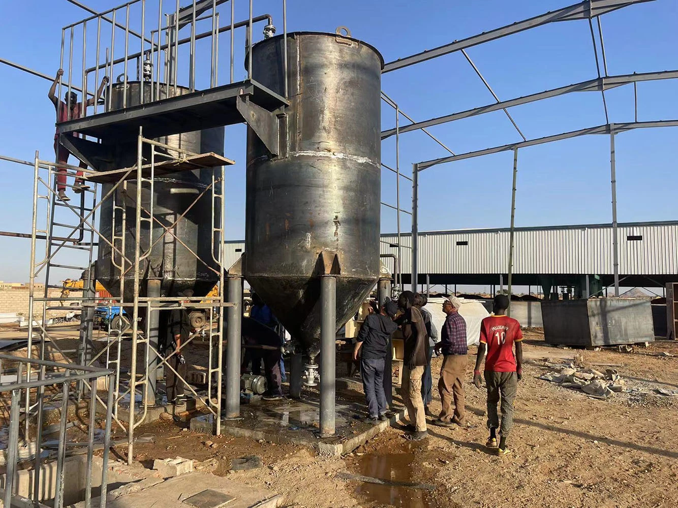 Organic Oil Extractor Crude Oil Refinery Processing Plant Project