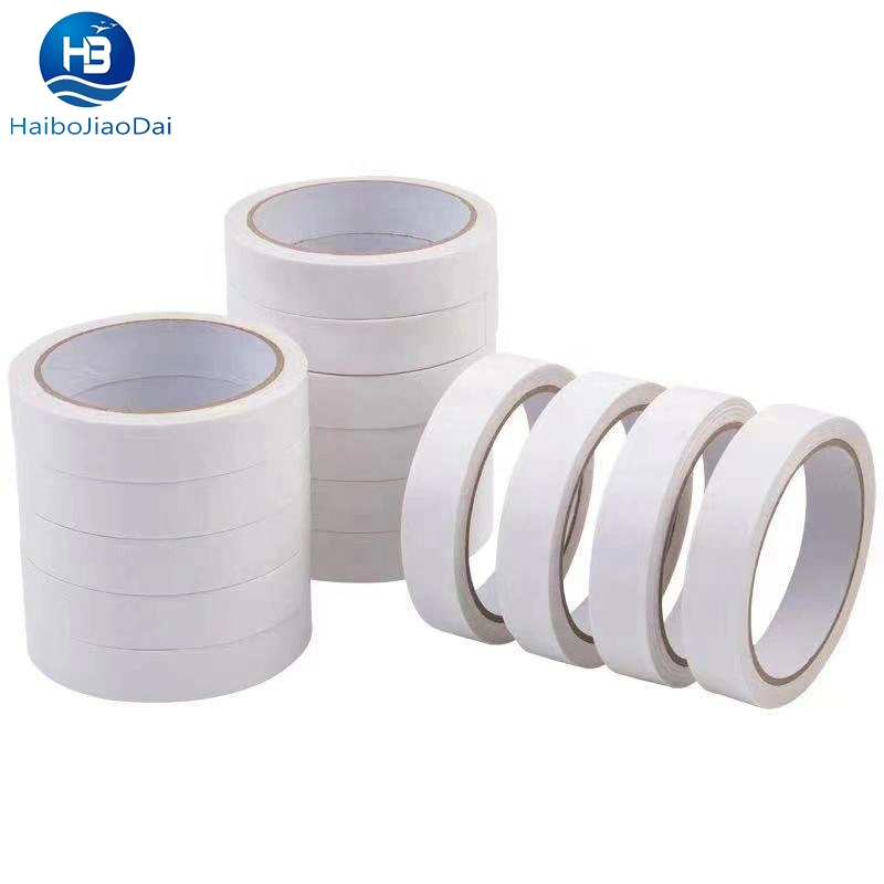 Solvent Two Side Adhesive White Heat Resistant High Adhesion Water Base Double Sided Tissue Tape