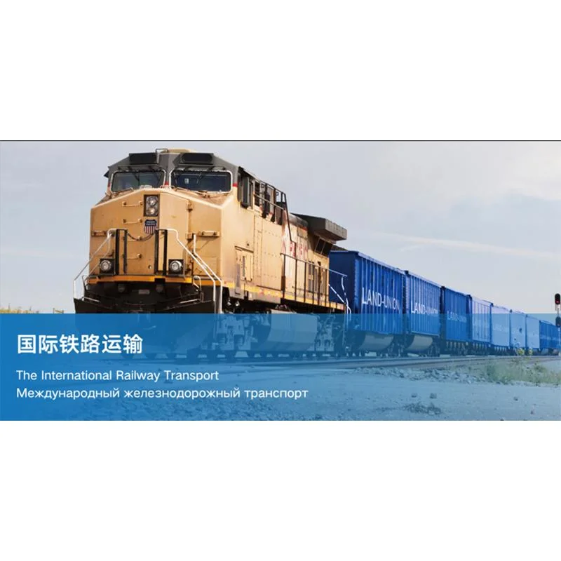 La exportación de ferrocarril de los trenes de Jinhua o Yiwu, provincia de Zhejiang a Asia Central