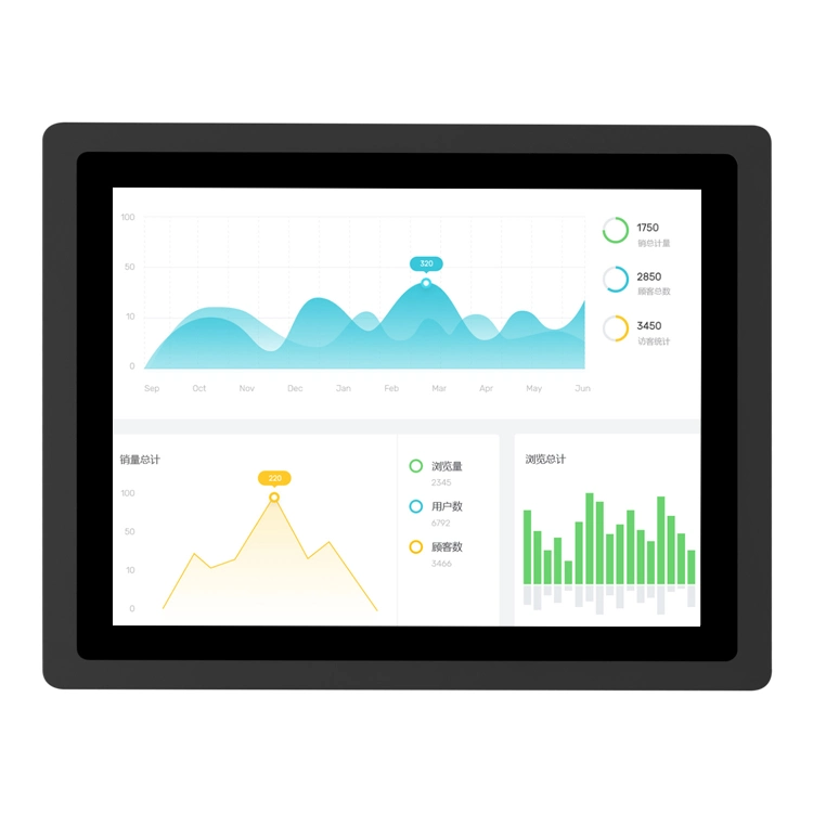 Interactive Commercial Industrial Capacitive Touch 10.1 Inch IPS LCD Screen All in One Tablet Panel PC