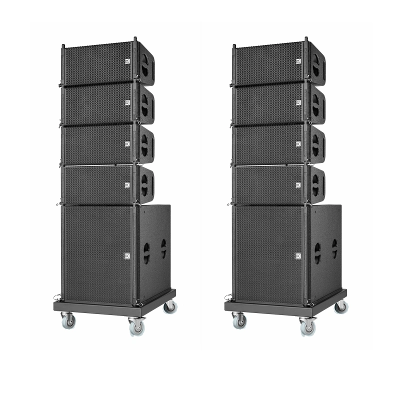 Altavoces activos 490W de gran potencia la gama completa del sistema de sonido Line Array para Eventos comerciales