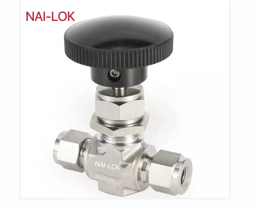 Nai Lok High Pressure PTFE Peek Stainless Steel 1/4 Od Needle Valves