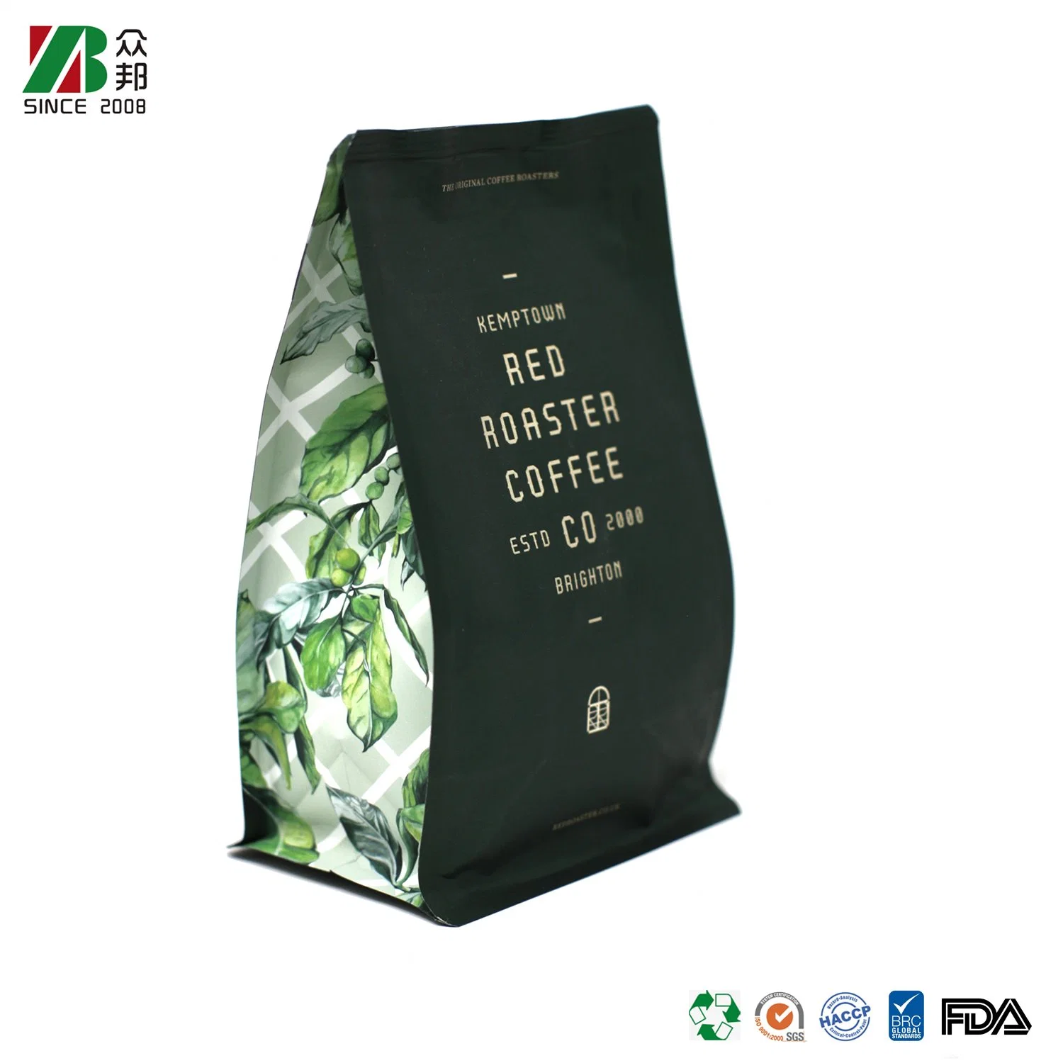 Com fundo plano OEM bag bolsa de café quente produtos de venda