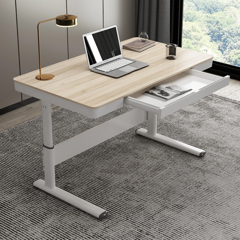 Table de bureau moderne à hauteur réglable, très demandée pour le mobilier de bureau à domicile.