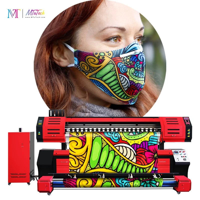 Multi-Colour Press Large Format Pigment Machine digital textile printing for fabric