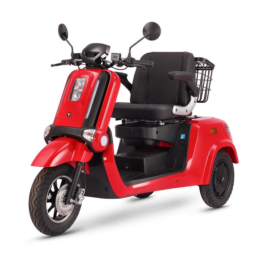 Tres ruedas High-Power configuración alta grasa neumático con Cortavientos triciclo eléctrico del motor de 650W