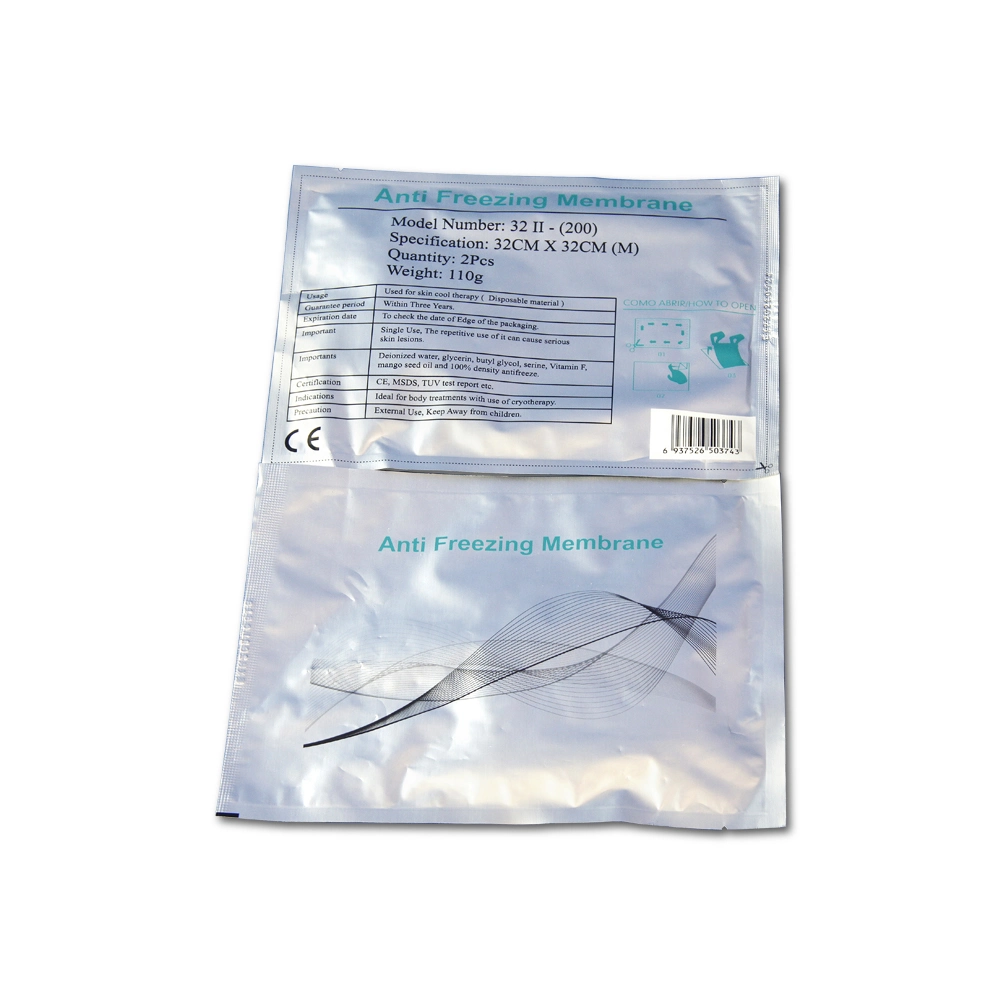 Membrane anti Gel Gel Fat congélateur TAMPONS DE PROTECTION 28 I pour la cryothérapie saigner Fat Gel Machine