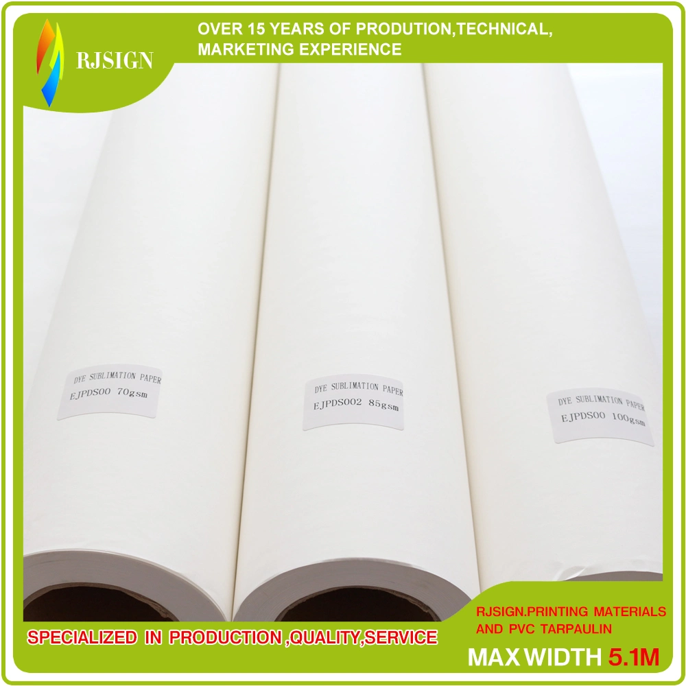 China Dye Sublimation Paper Roll Printed for Advertising