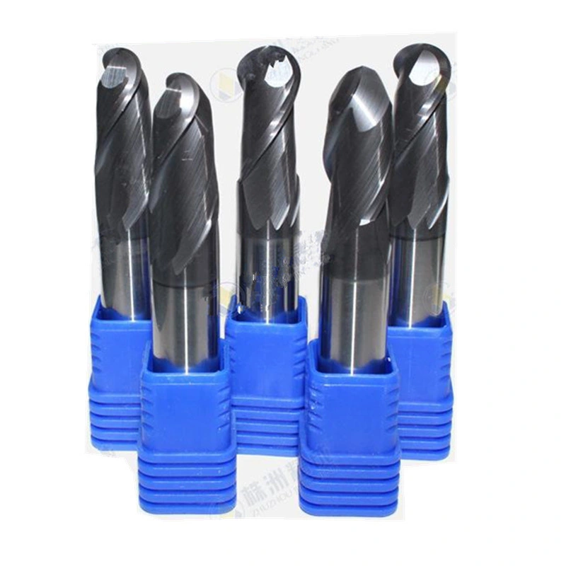 HRC45 Tungsten Steel Solid Carbide Ball Nose End Mills for Profiling