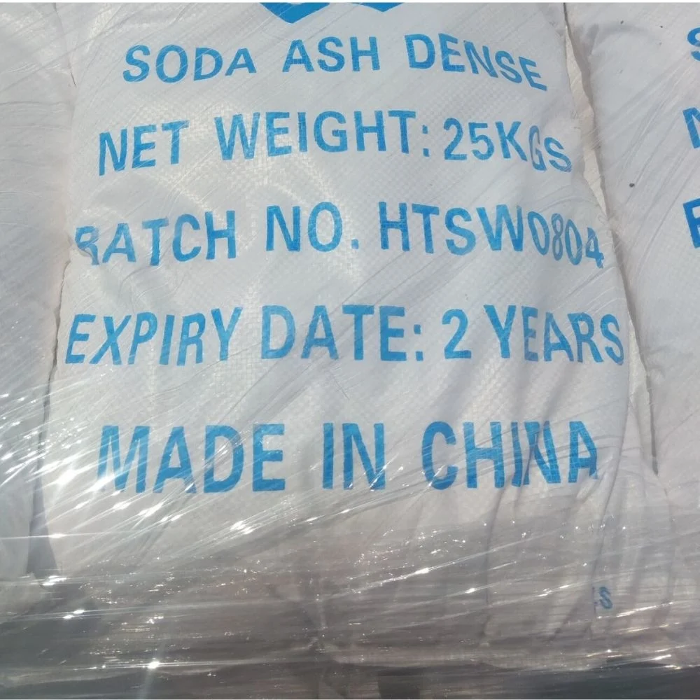 99,2% Soda Ash Industrial Grau Densa/Leve Carbonato de Sódio para Fabricação de Vidro/Papel