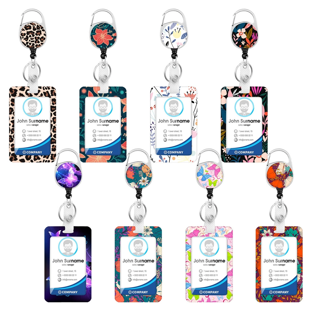 Badge Holder ID Card Badge Holder with Lanyard Card Holder Protector Lanyard