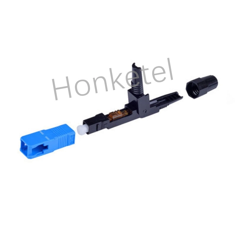 Field Assembly Electrical Cable Connectors for Communication Cables Fast Connector Sc for FTTH Solution