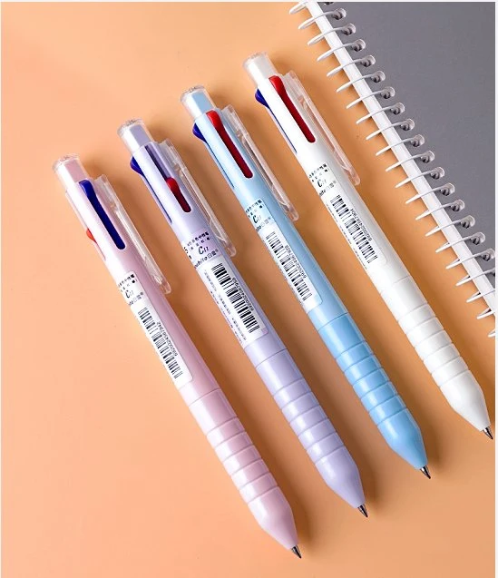 Snowhite Multi-Color Gel Ballpoint Pen Quick Dry Ink Wholesale/Supplier Pen, Fine Tip 0.5mm Black/Red/Blue/Green