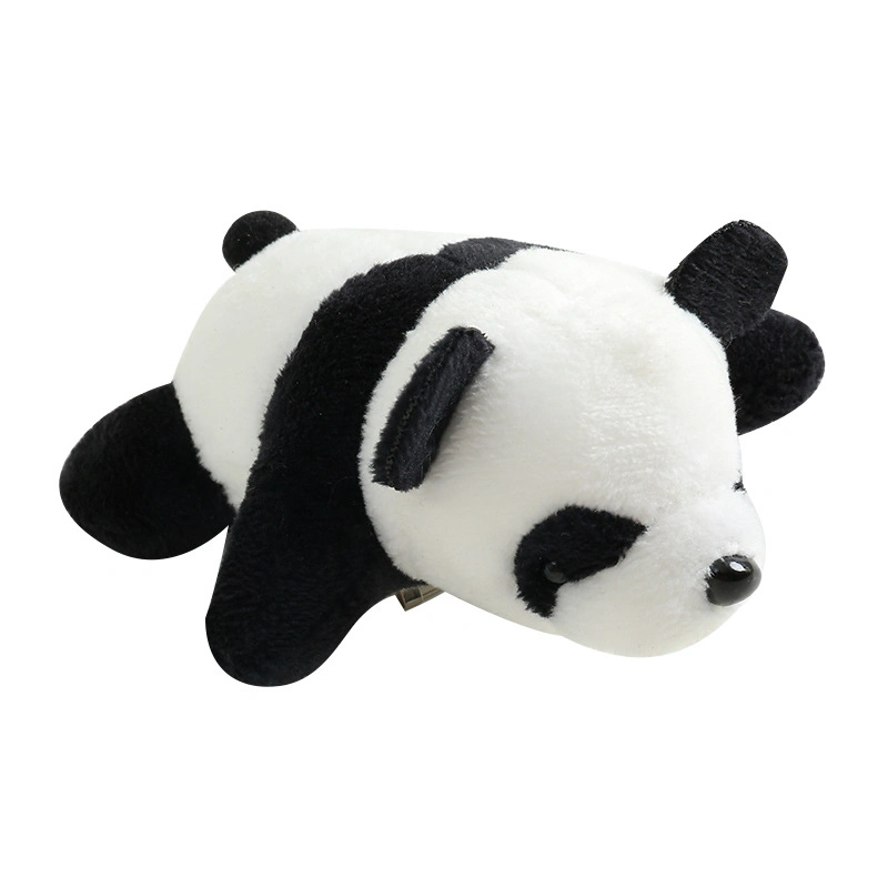 Cartoon Panda Broche Plush Panda Doll Pino Pendente de saco de acessórios