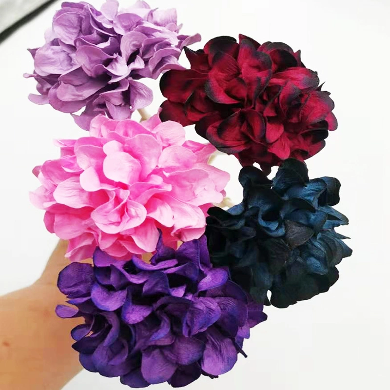 Dark Purple Paper Flowers with Rattan Wick for Reed Diffuser