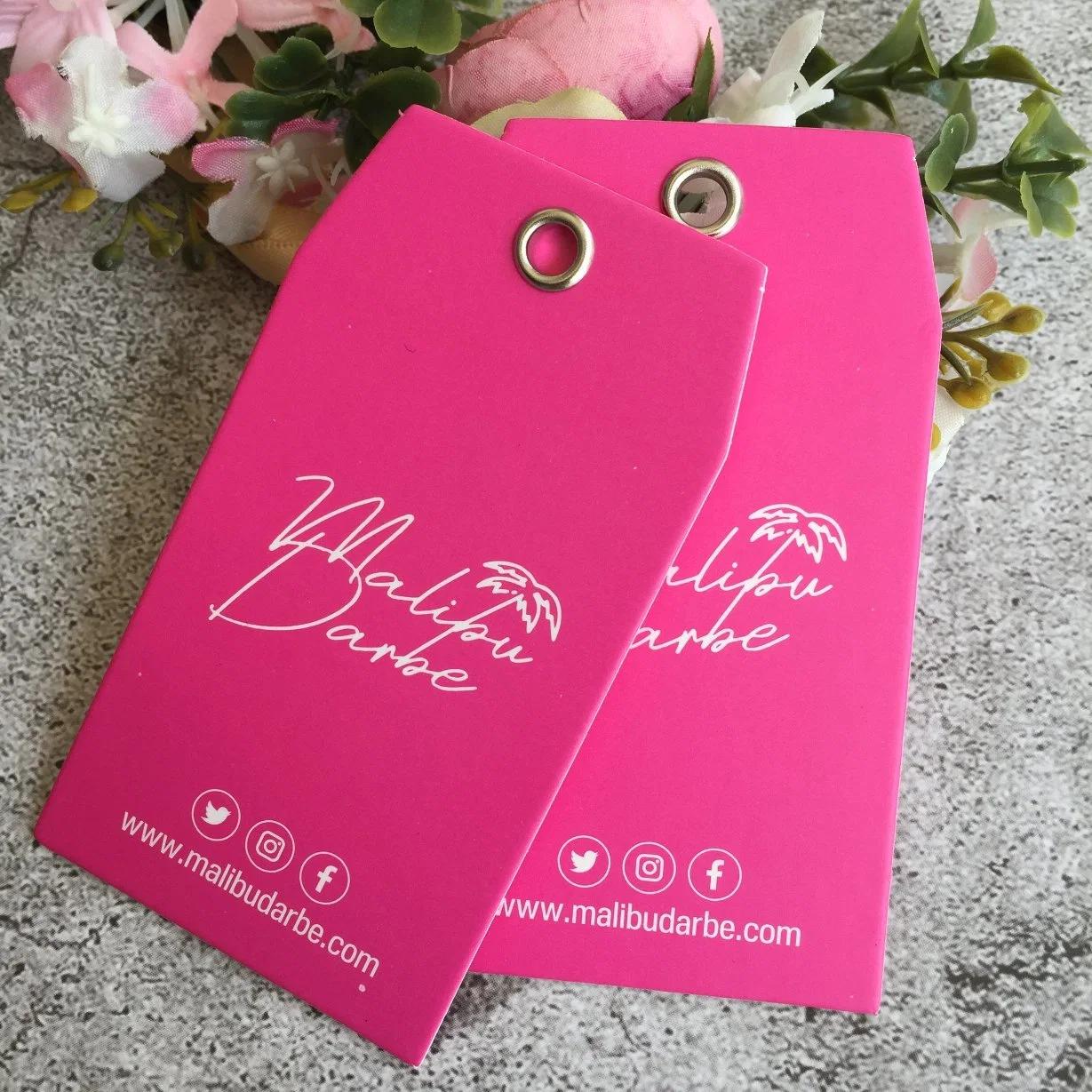 Garment Accessories with Your Own Logo Swing Tag Hangtags for Clothing Sock Hair Tag