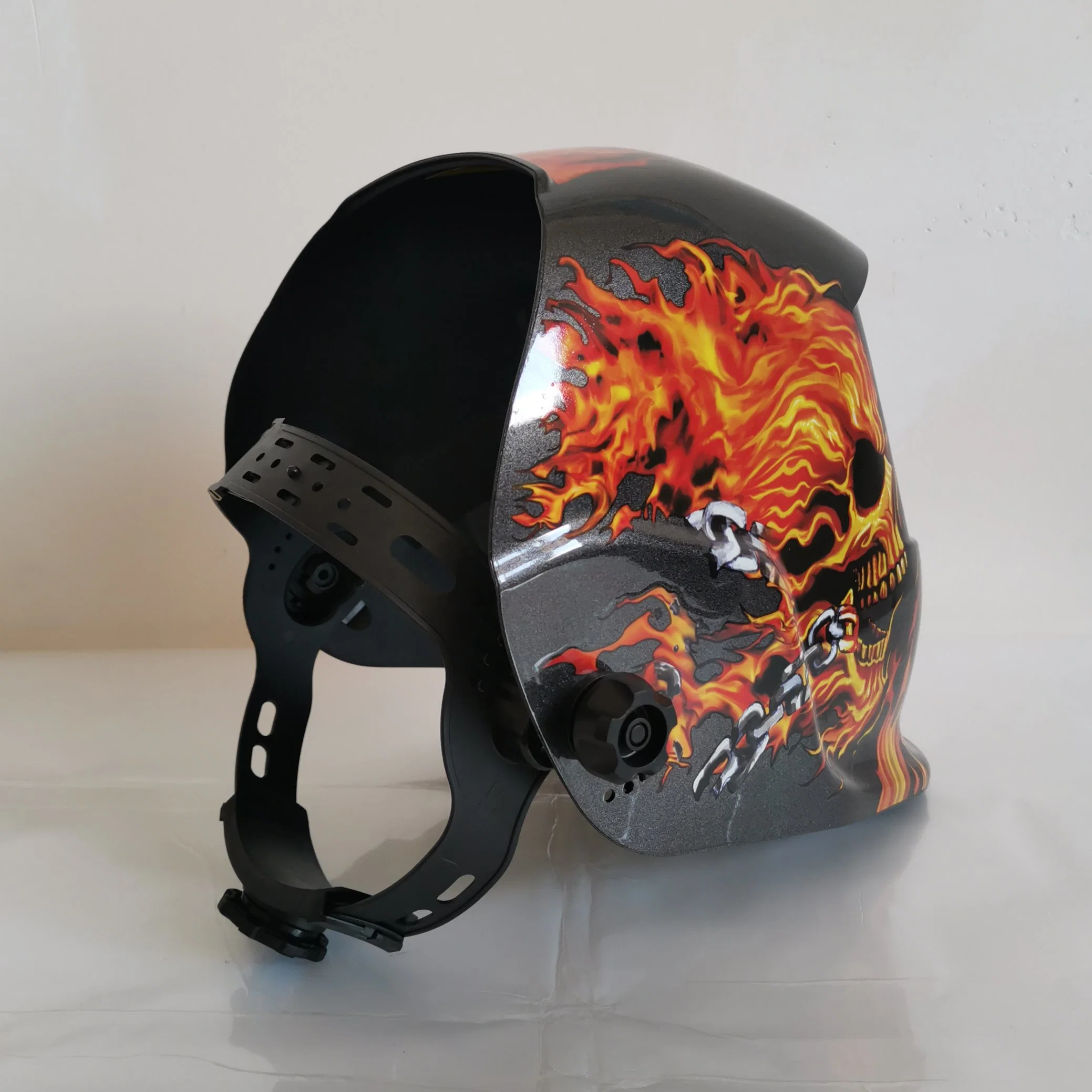 Casco de la soldadura de Alta Energía Solar de oscurecimiento automático de soldadura Casco Animal personalizado