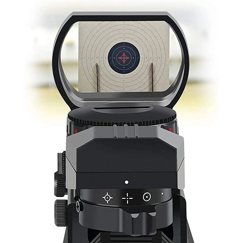 1X22X33 Red DOT Sight Holographic Red DOT Sight Scope Reflejo de la vista Reflex 4 óptica táctica de la retícula alcance