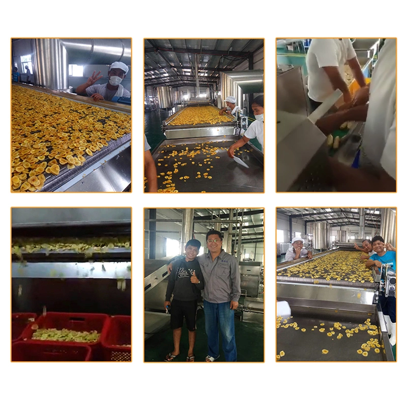 20-50kg/h Granja tienda Banana Chips chips de plátano haciendo que las máquinas de procesamiento de los chips de plátano
