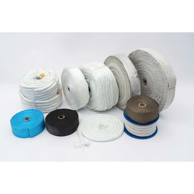 Competitive Price Good Quality Ceramic Synthetic Glass Fiber Square Braided Rope Fiberglass Products