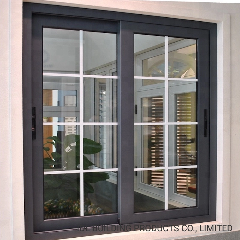 Double Glazing UPVC Window PVC Sliding Windows Soundproof Low-E Glass Casement Window