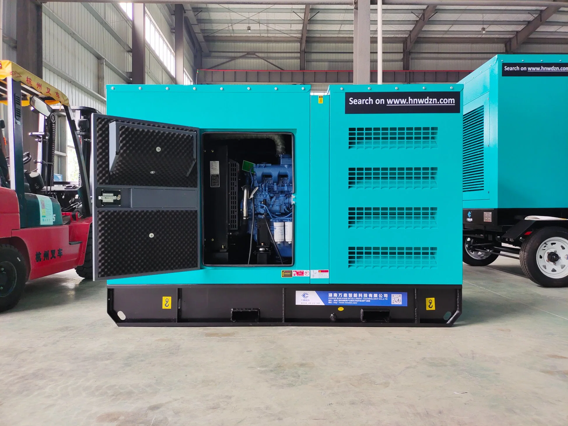 Electricity Generator Cummins Volvo Weichai Engine Soundproof 80kw 100kVA Silent Diesel Generator with Canopy