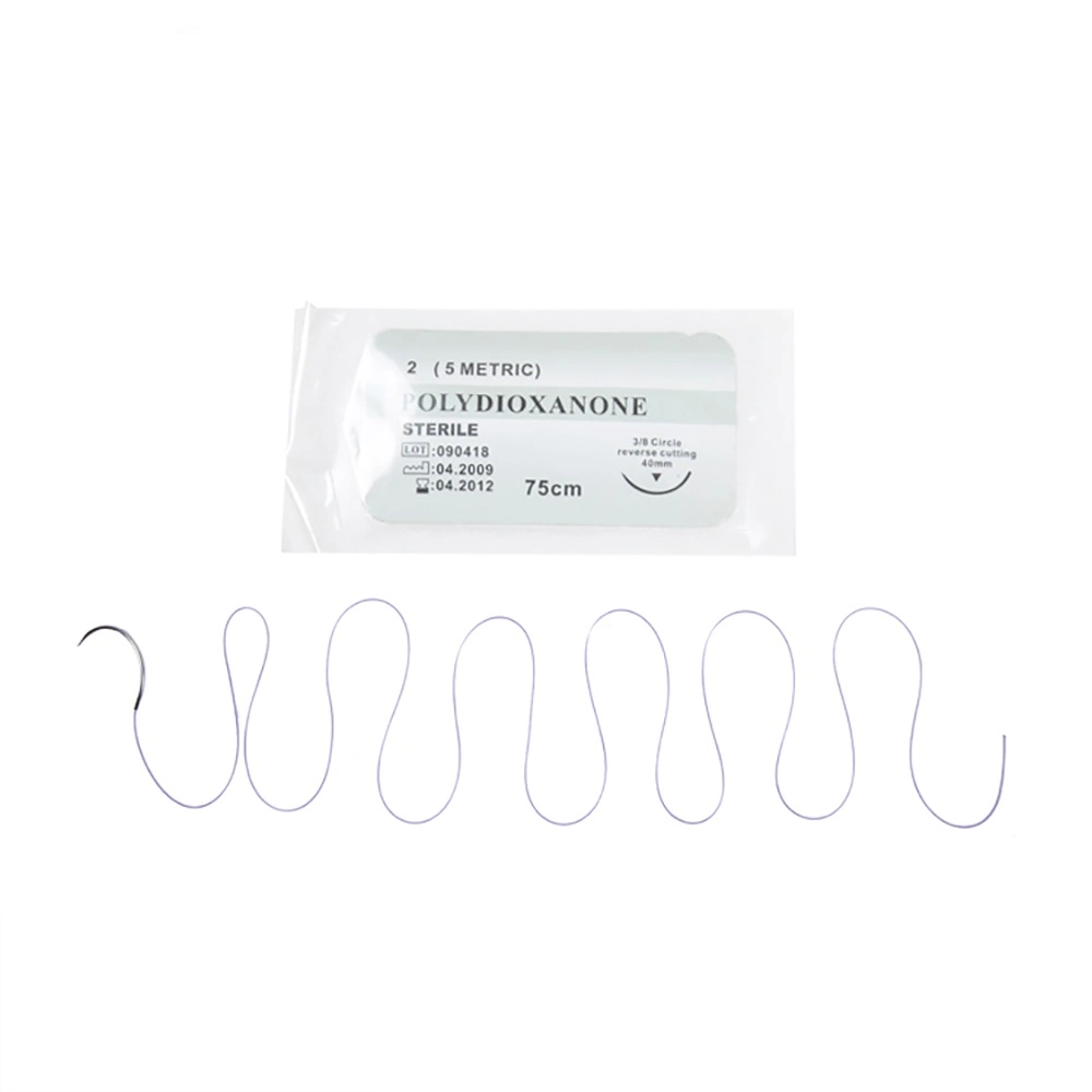 Surgical Absorbable Polyglycolic Acid PGA Suture with Needle