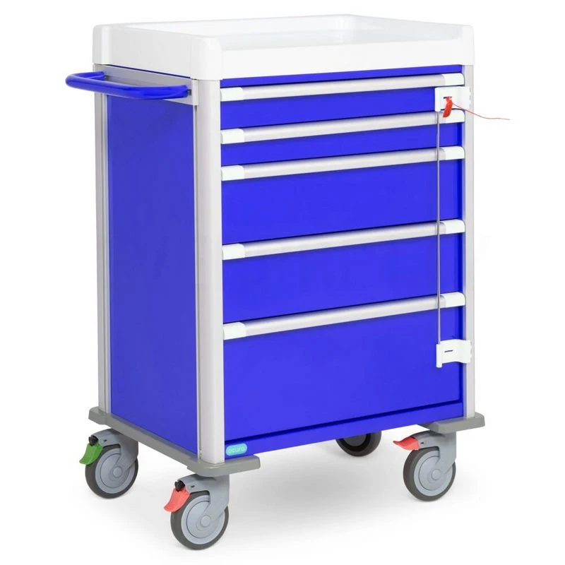 Hospital Traditional Medical Nurse Trolley Hospital Medicine Cart Trolley with Wheels