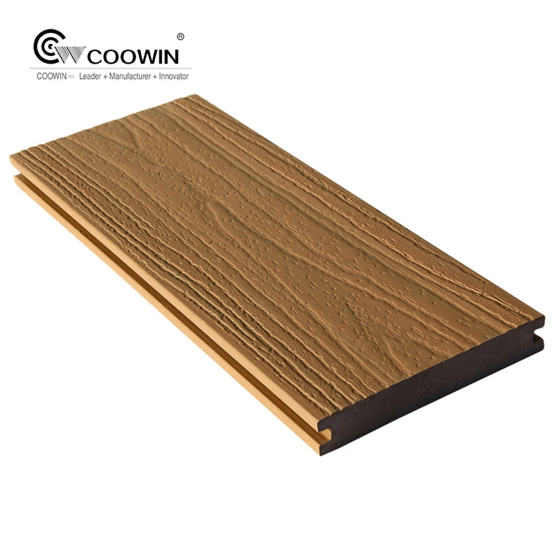 Eco Outdoor Decking HDPE Recycled Material Deck Patio Poly Plastic Wood Grain Decking Planks