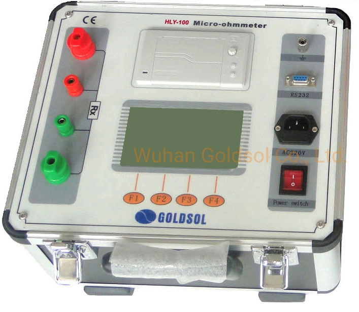 Dynamic Contact Resistance Measurement Low Resistance Ohmmeter Digital Microhmmeter 100A