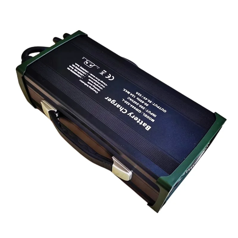 AC 220V Factory Direct Sale DC 43.2V 43.8V 50A 2200W Charger for 12s 36V 38.4V LiFePO4 Battery Pack with Canbus Communication Protocol