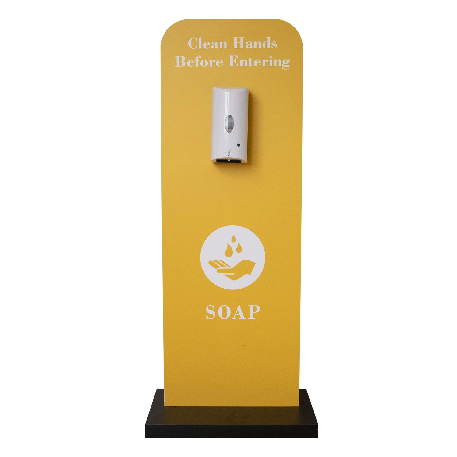 Socle stable avec distributeur automatique de Hand Sanitizer pour le lavage des mains et se référant en magasin