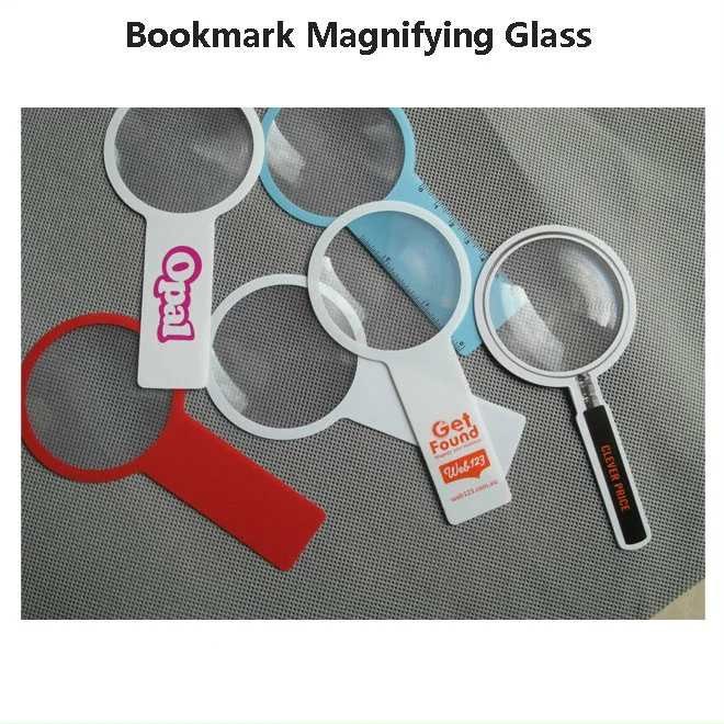 Hw817 140*70mm Promotion Handheld Round Magnifying Glass for Printing