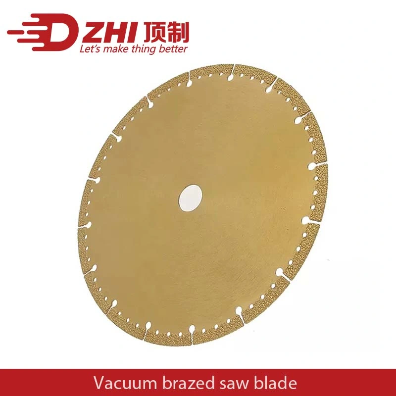 Vacuum Brazed Brazing Diamond Saw Blade Cutting Disc for Metal Stainless Steel Iron Concrete Abrasive for Angle Grinder Hand Tools