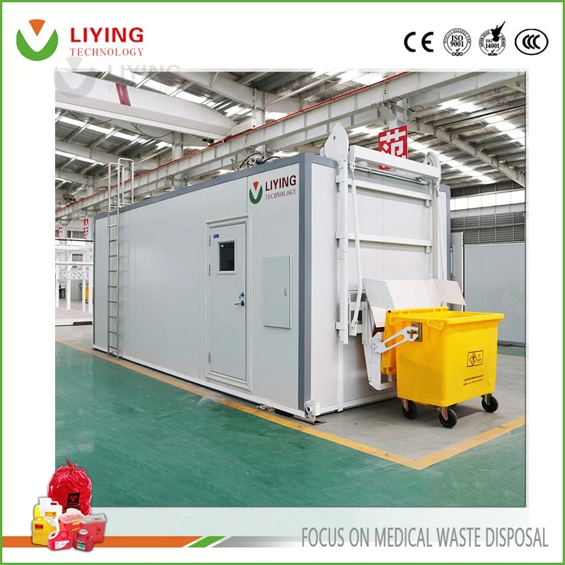 Medical Waste Processing Systems with Microwave Steal Sterilization Technology and Equipment