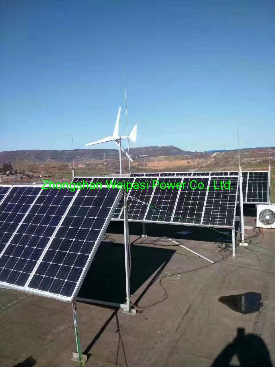 AC output power 4000W Off-Grid system, 1.0KW Wind+1.2KW Solar Power Generator hybrid