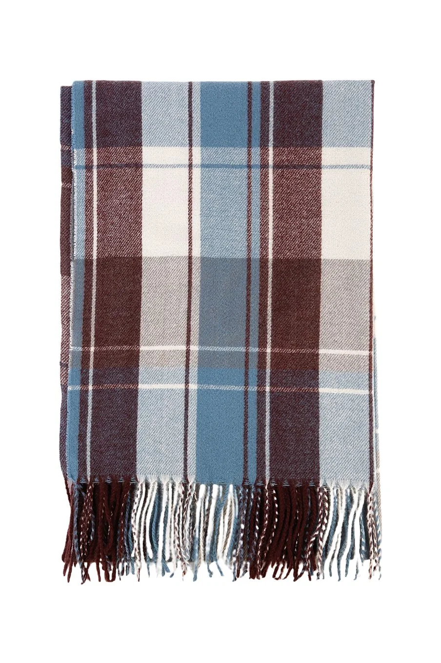 Acrylic Scarves Cashmere Feel Scottish Tartan Plaid for Women Winter Cheap Wholesale/Supplier Custom Luxury Scarf