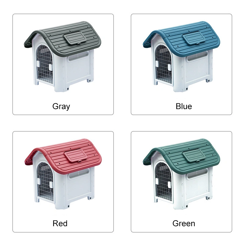 2023 Outdoor Plastic Water Proof Cute Pet House for Dog