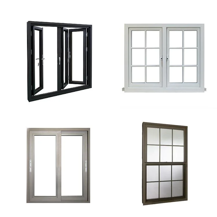 Aluminum Window with Automatic Manual Louver