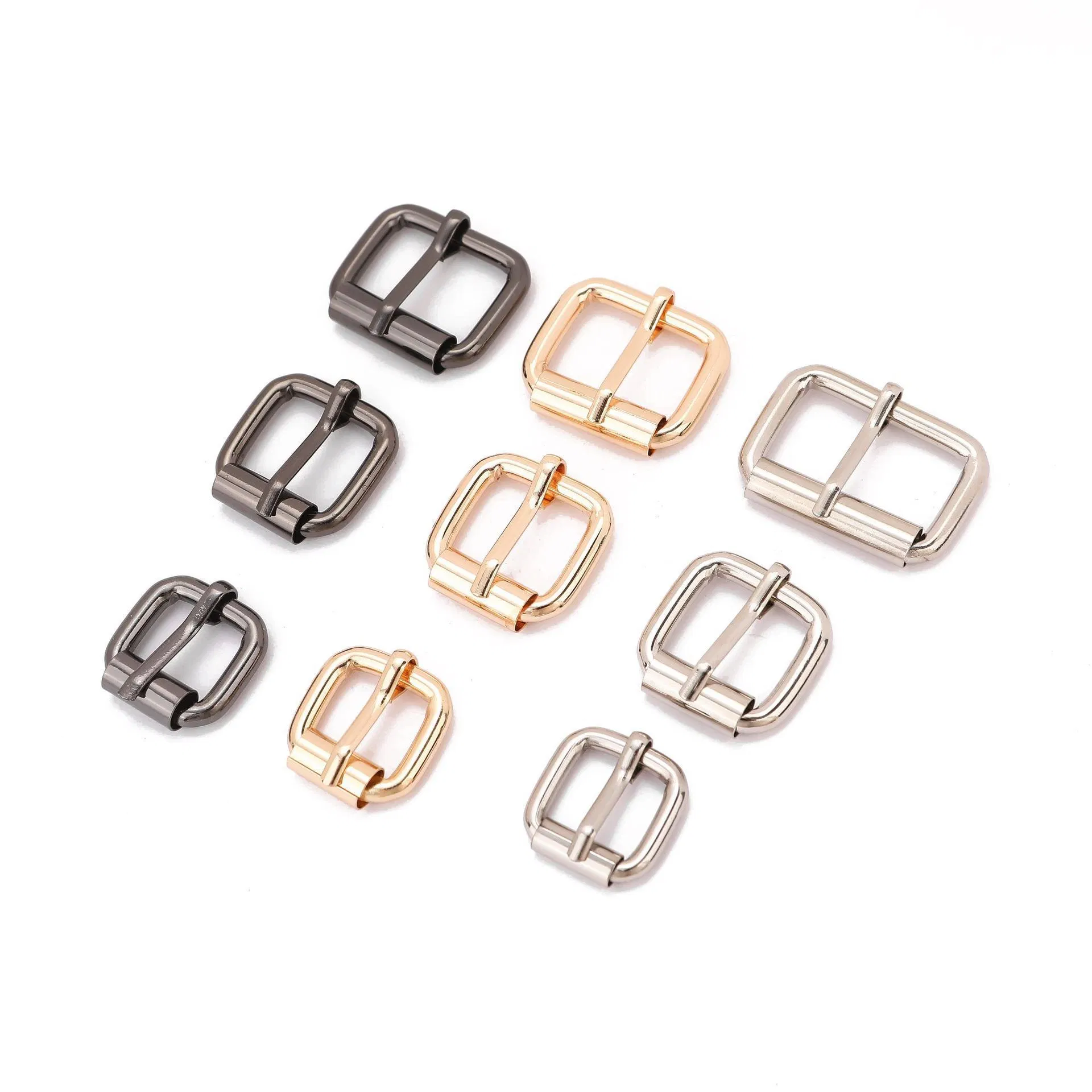 Metal Iron Belt Buckle Metal Roller Agjusting Buckle for Clothing Bag Accessories