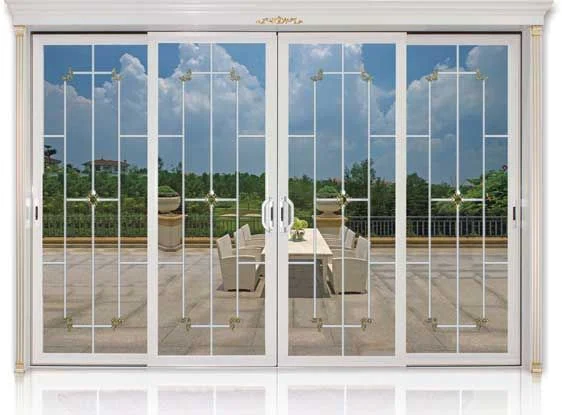 Ace Easy Install Aluminium Sliding Door New House Door Double Tempered Glass for Living Room