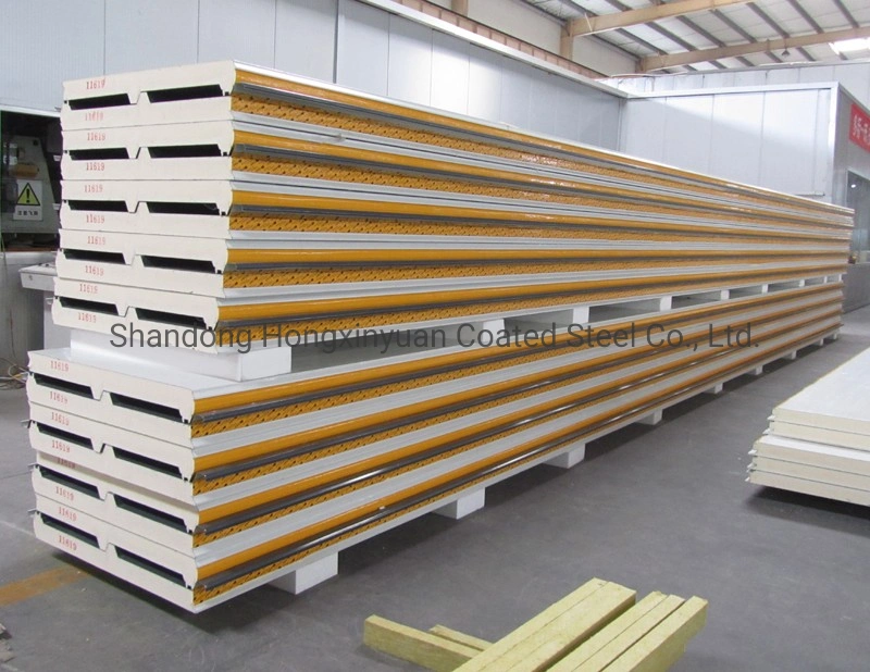 Fireproof Soundproof Laminated PU PIR Foam Structural Insulated Panel