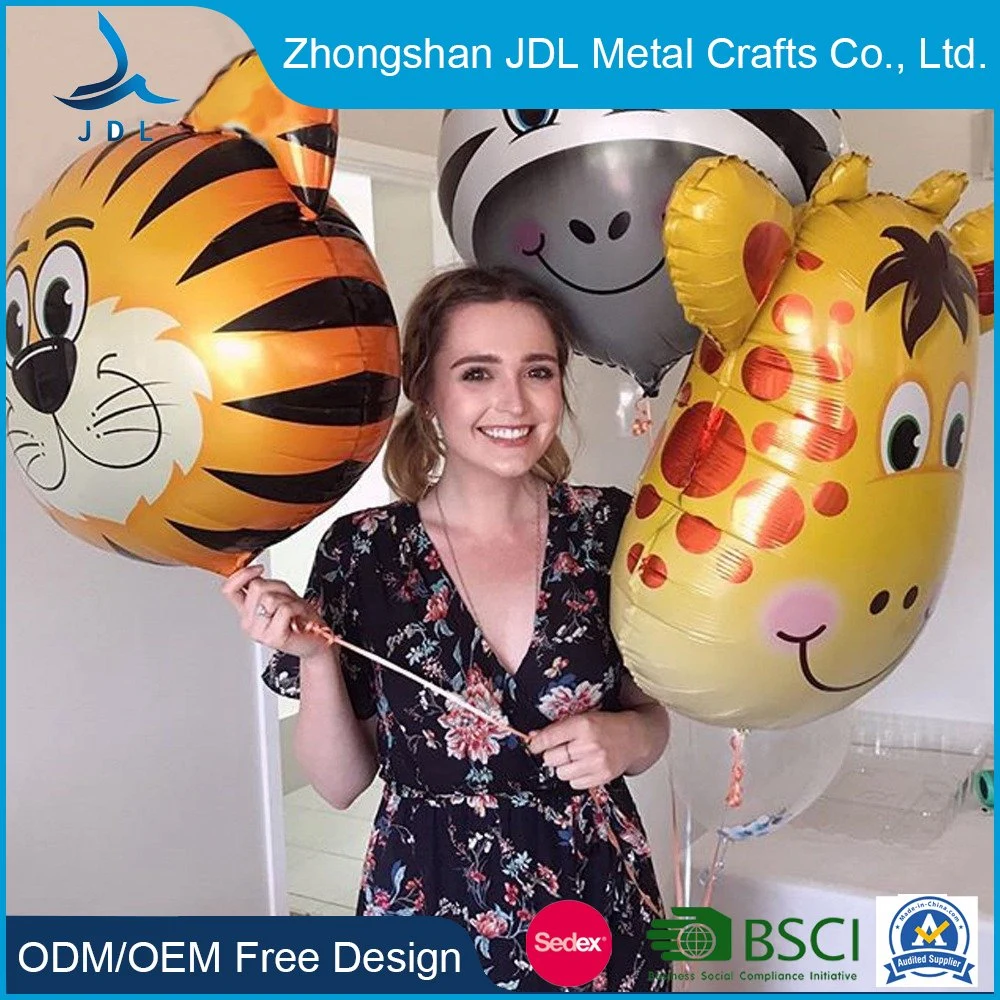 Factory Direct Sale Metal Festival Latex Birthday Party Latex Wholesale/Supplier Chrome Halloween LED Number Letters Animals Happy New Year Balloon