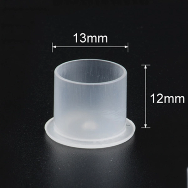 New Arrival Disposable Transparent Plastic Tattoo Ink Cups for Tattoo Ink Pigment