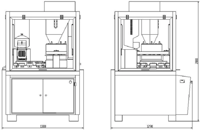 Njp-1200A GMP Ce Fully Automatic Capsule Filling Machine