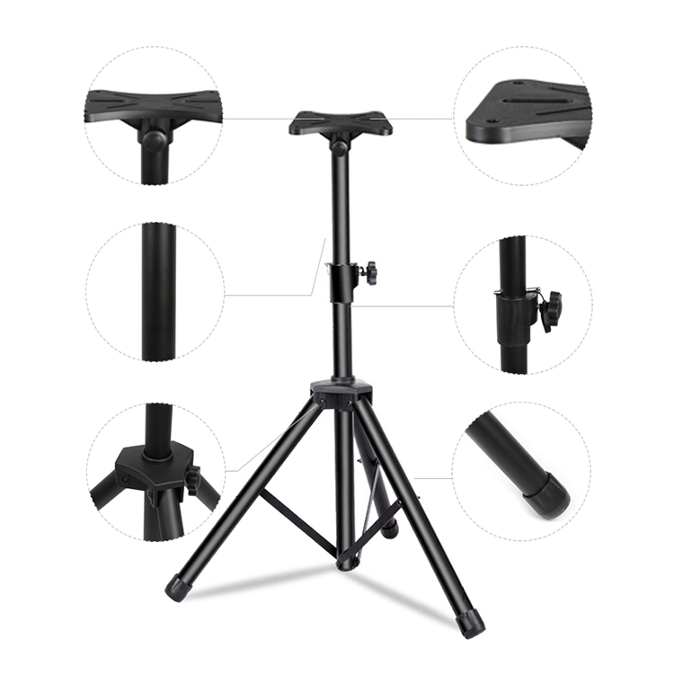 High quality/High cost performance  OEM Flexible Portable Metal Floor Stand Amplifier Tripod Stand Speaker