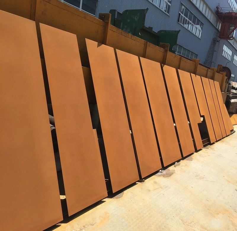 Custom Made Facade Corten Steel Cladding Wall Panel 3mm