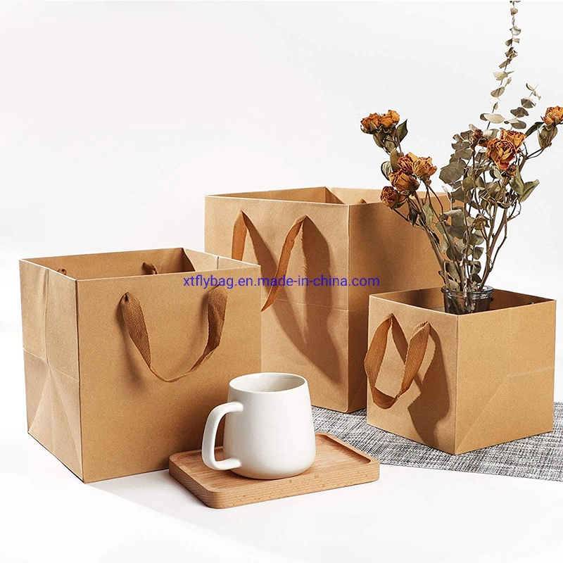 Manufacturer Low Cost Luxury Famous Brand Jewelry Gift Shopping Packing Custom Print Paper Bags with Your Own Logo Packaging