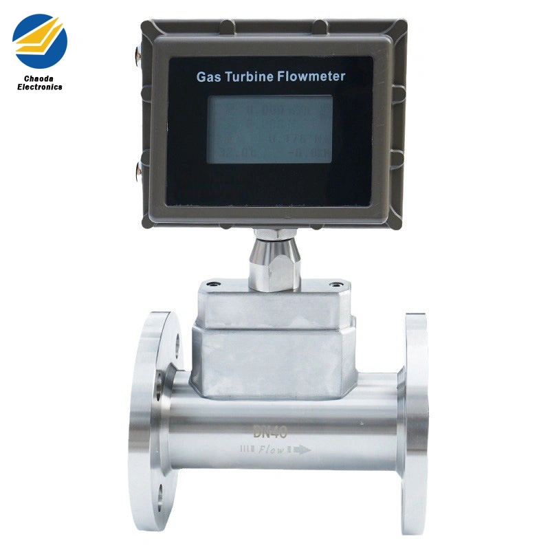 High Pressure Rating Gas Turbine Flowmeter Digital Turbine Flow Meter for Natural Gas