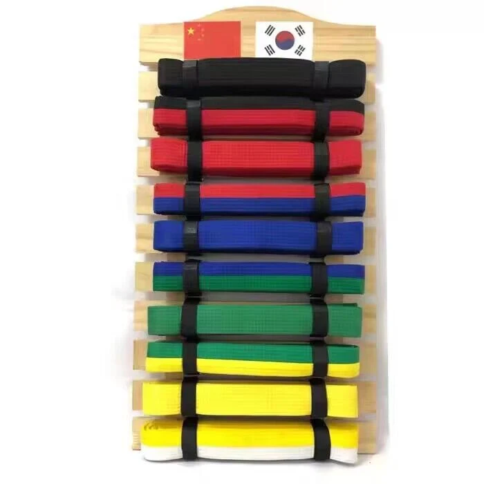 Großhandelspreis Kampfkunst Taekwondo Wkf Karate Gürtel Display Rack